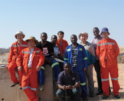 中国援助津巴布韦水电站测量
